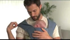 Ergobaby Embrace Draagzak Baby - Oxford Blue -Aanbiedingen BIBS Winkel 1200x690 9