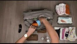 Grote Luiertas Double Zip Satchel Chestnut Redwood - Kunstleer - 42 Cm Breed -Aanbiedingen BIBS Winkel 1200x695