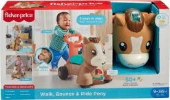 Fisher Price Fisher-Price Pony Loopvriendje - Looptrainer Baby - Bruin - Groen -Aanbiedingen BIBS Winkel 1200x707 2
