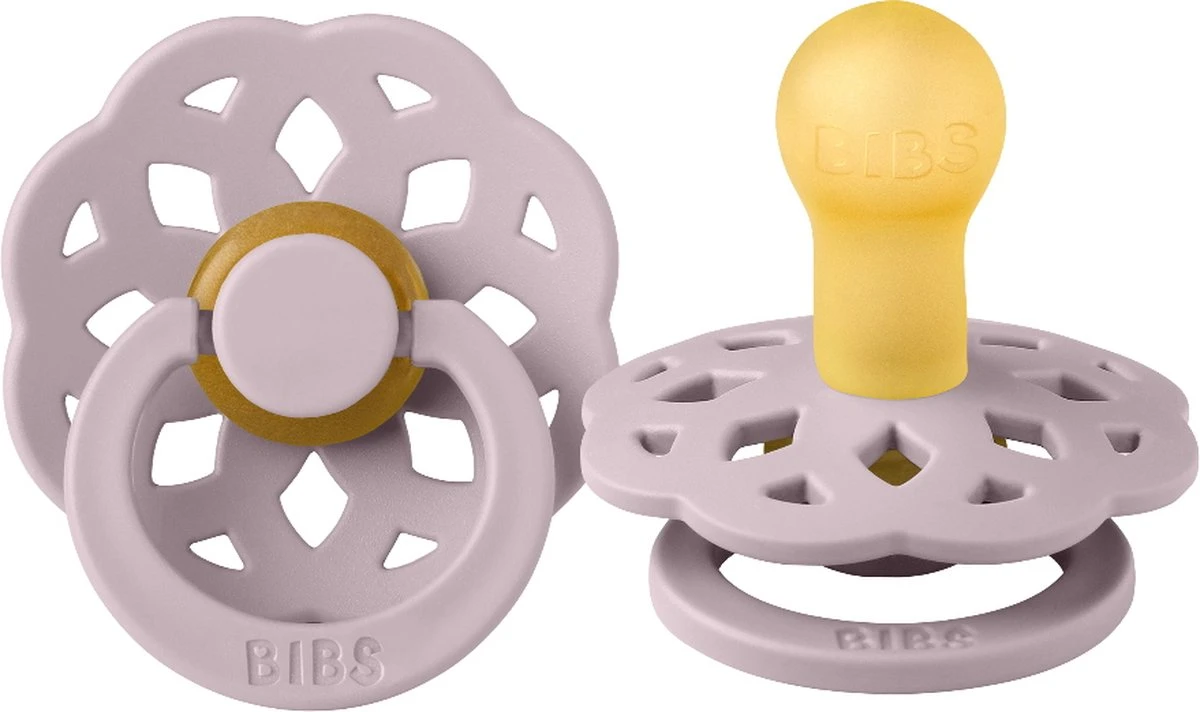 BIBS - Boheme Fopspeen Natuurlijk Rubber 1 BIBS - Boheme Fopspeen Natuurlijk Rubber