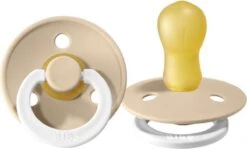 Bibs Fopspeen - Maat 2 6-18 Maanden - 1 Stuk - Vanilla Glow In The Dark