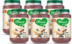 Olvarit 12m54 Appel Yoghurt Bosbes 6x200g