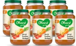Olvarit 6m04 Wortel Rundvlees Aardappel 6x200g