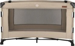 Reisbed Novi Baby® Nora Luxe Sand/Black -Aanbiedingen BIBS Winkel 1200x745 4