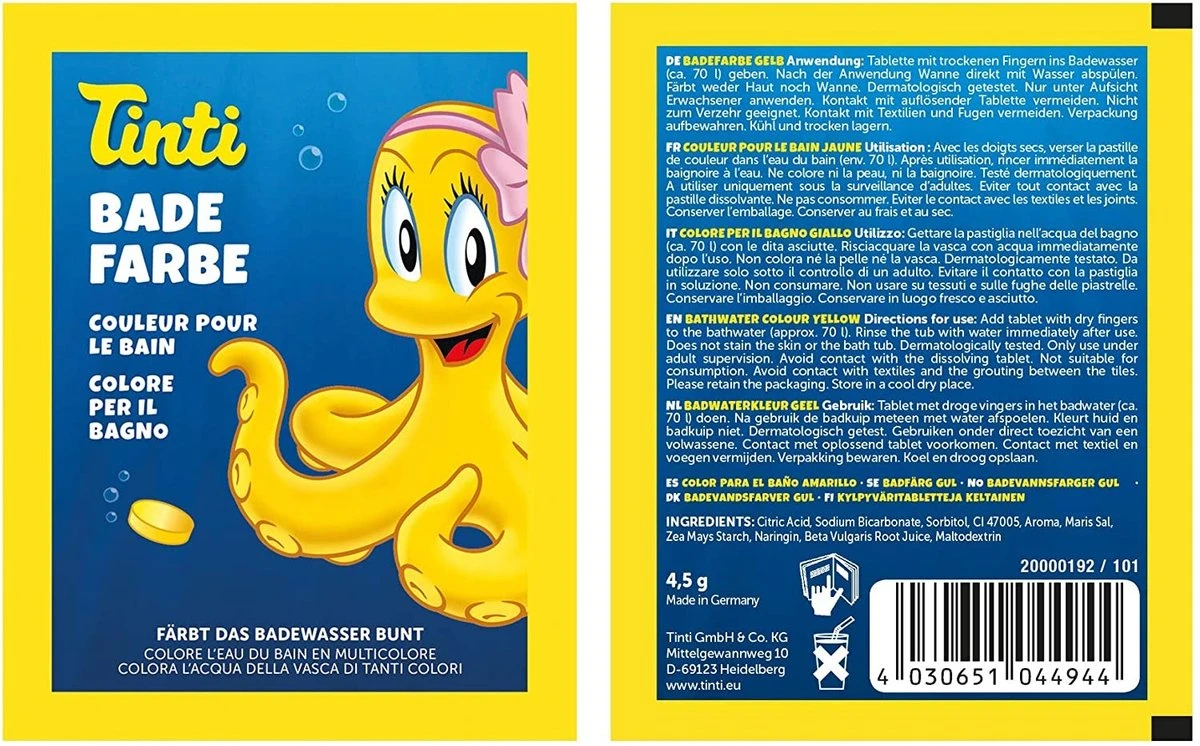 Tinti - Schatkist Verzorgingsplezier - 8 Delig 8 Tinti - Schatkist Verzorgingsplezier - 8 Delig - Afbeelding 8