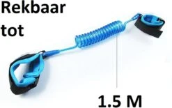 Merkloos Handig Polsbandje Voor Kinderen - Veilig Polstuigje - Pols Armband Kind / Kids - Looplijn Baby / Peuter - Loopdraad - Harnas - Universeel Kinder Tuigje -Aanbiedingen BIBS Winkel 1200x753 4