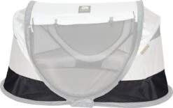 Deryan Shane Luxe 2023 Campingbedje - Baby Tent - Anti-UV 50+ - Peuterbed - Silver -Aanbiedingen BIBS Winkel 1200x755 2