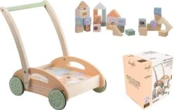 Jouéco® - The Wildies Family Loopauto Met Blokken -Aanbiedingen BIBS Winkel 1200x763 4