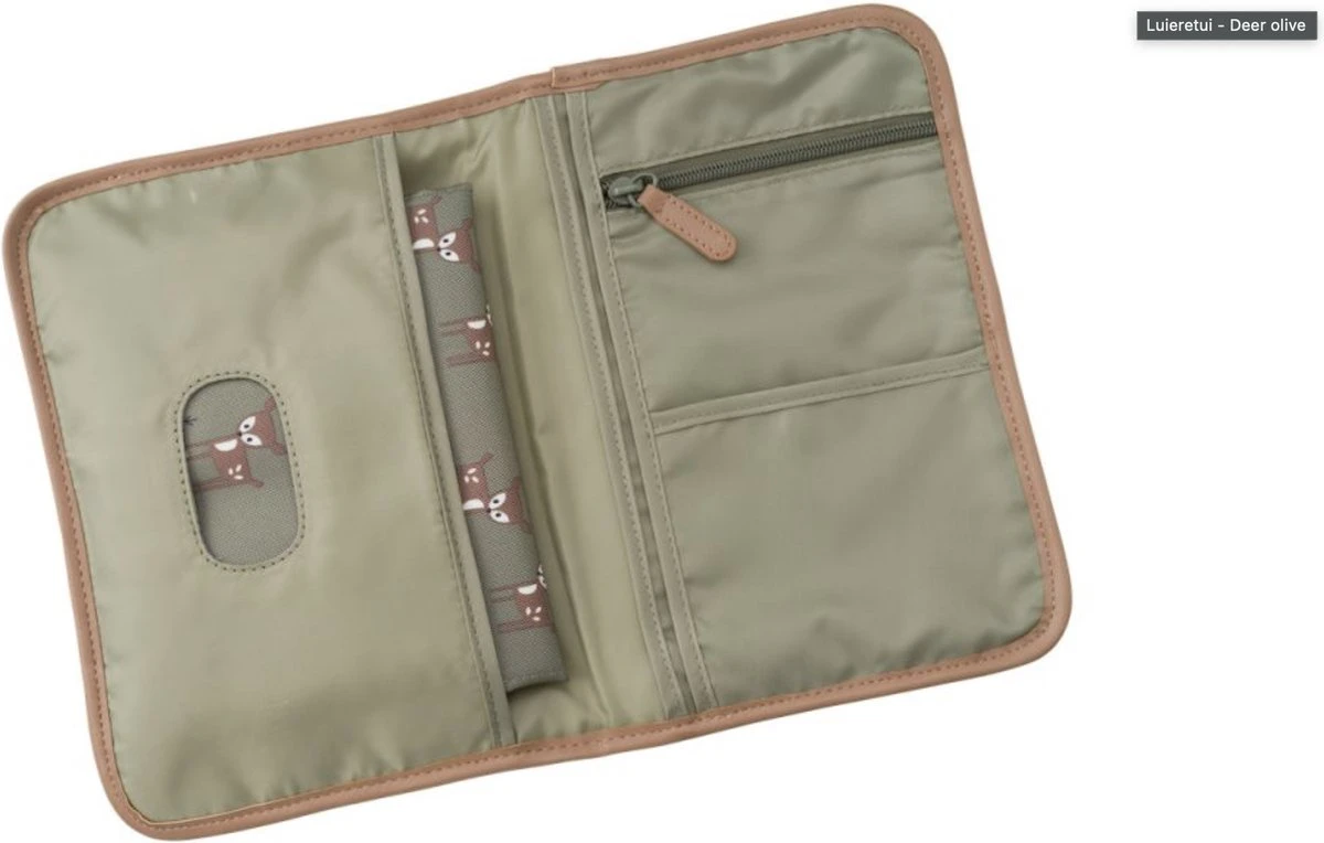 FRESK - Luieretui - Deer Olive 3 FRESK - Luieretui - Deer Olive - Afbeelding 3