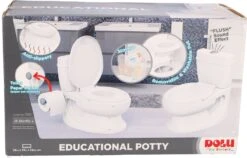 Basic Dolu Educatief Kinder Toilet Met Geluid - Wit -Aanbiedingen BIBS Winkel 1200x769