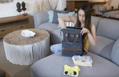 Periwinkle - Luiertassen - Waterproof Baby Verzorgingstas - Baby Rugzak - Luiertas - Verzorgingstas - Linnen - Bordeaux -Aanbiedingen BIBS Winkel 1200x772 13