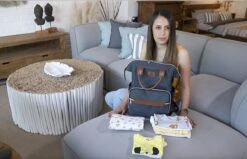 Periwinkle - Luiertassen - Waterproof Baby Verzorgingstas - Baby Rugzak - Luiertas - Verzorgingstas - Linnen - Bordeaux -Aanbiedingen BIBS Winkel 1200x772 6