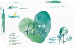 Pampers® Pampers Aqua Pure Billendoekjes - 432 Stuks