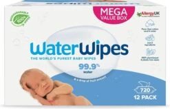 WaterWipes Billendoekjes Bio - 12 X 60 Stuks - 720 Doekjes -Aanbiedingen BIBS Winkel 1200x773