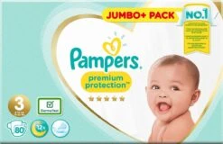 Pampers® Pampers Premium Protection Luiers Maat 3 - 80 Luiers 16 Pampers® Pampers Premium Protection Luiers Maat 3 - 80 Luiers -Aanbiedingen BIBS Winkel 1200x776