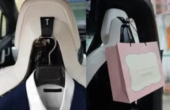 Tesla Model 3 S X Kledinghanger Auto Accessoires Kleerhanger Hoofdsteun Autostoel Organiser – Zwart -Aanbiedingen BIBS Winkel 1200x778 11