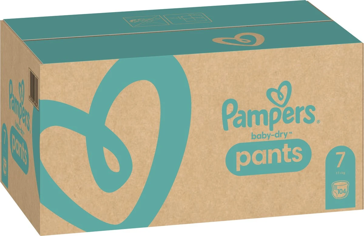 Pampers® Pampers Baby Dry Pants Luierbroekjes - Maat 7 (17+ Kg) - 104 Stuks - Multi-Pack 2 Pampers® Pampers Baby Dry Pants Luierbroekjes - Maat 7 (17+ Kg) - 104 Stuks - Multi-Pack - Afbeelding 2