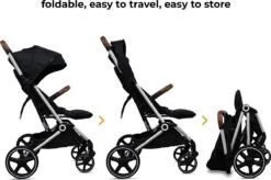 Deryan Luxe XP Buggy XL - Compact Lichtgewicht - Zwart - Aluminium Frame -Aanbiedingen BIBS Winkel 1200x795 8