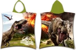 Jurassic World Poncho Vulkaan - 55 X 115 Cm - Katoen