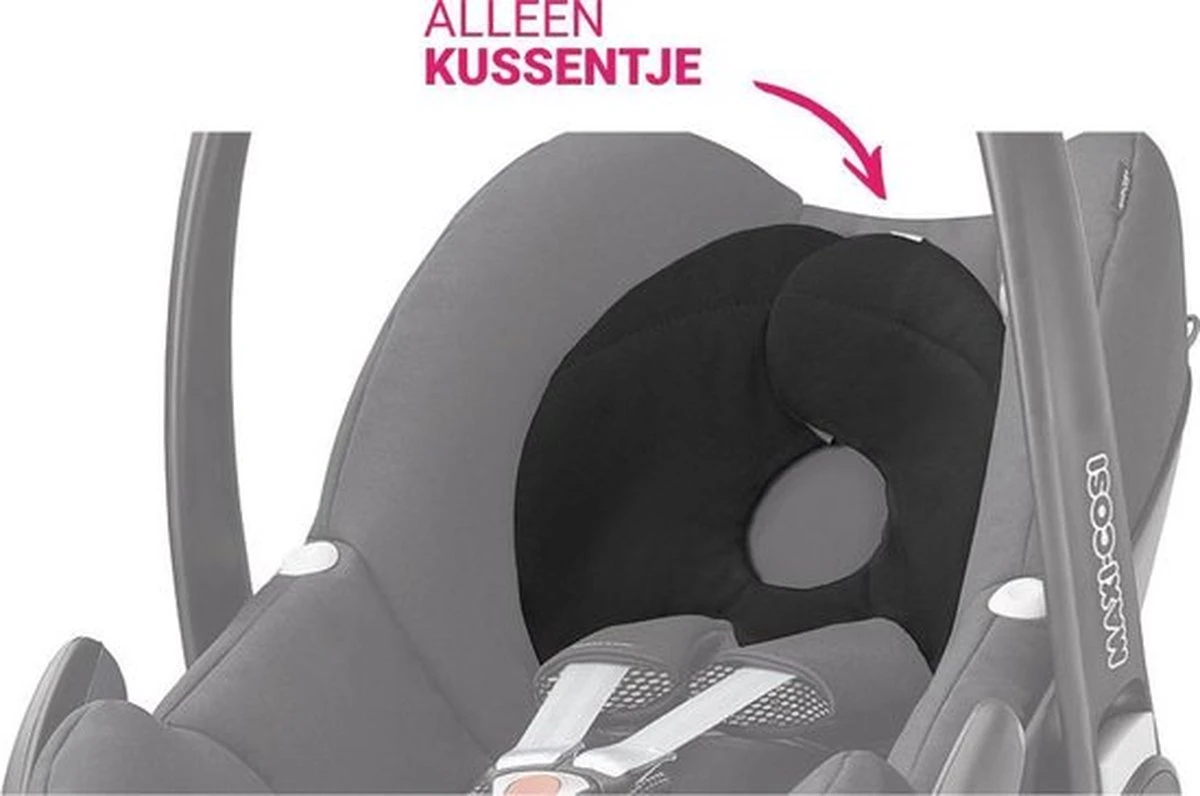 Maxi-Cosi Pebble Autostoeltjes Hoofdsteunkussen - Extra Hoofdsteunkussen - Zwart 1 Maxi-Cosi Pebble Autostoeltjes Hoofdsteunkussen - Extra Hoofdsteunkussen - Zwart