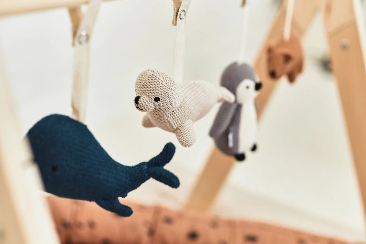 Jollein Babygym Speeltjes - Moon - Nougat - 4 Stuks 9 Jollein Babygym Speeltjes - Moon - Nougat - 4 Stuks - Afbeelding 9