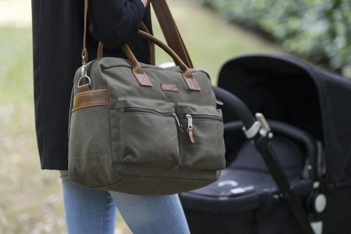 Kidzroom Vision Of Love Luiertas - Groen - Verschoonmatje - Verstelbare Schouderband 5 Kidzroom Vision Of Love Luiertas - Groen - Verschoonmatje - Verstelbare Schouderband - Afbeelding 5