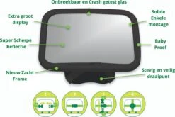 Autospiegel Baby 360° Verstelbaar Voor Hoofdsteun Autostoel -Achteruitkijkspiegel - Achterbankspiegel Kinderen -Baby Veiligheid Accessoires - Zwart 9 Autospiegel Baby 360° Verstelbaar Voor Hoofdsteun Autostoel -Achteruitkijkspiegel - Achterbankspiegel Kinderen -Baby Veiligheid Accessoires - Zwart -Aanbiedingen BIBS Winkel 1200x800 406