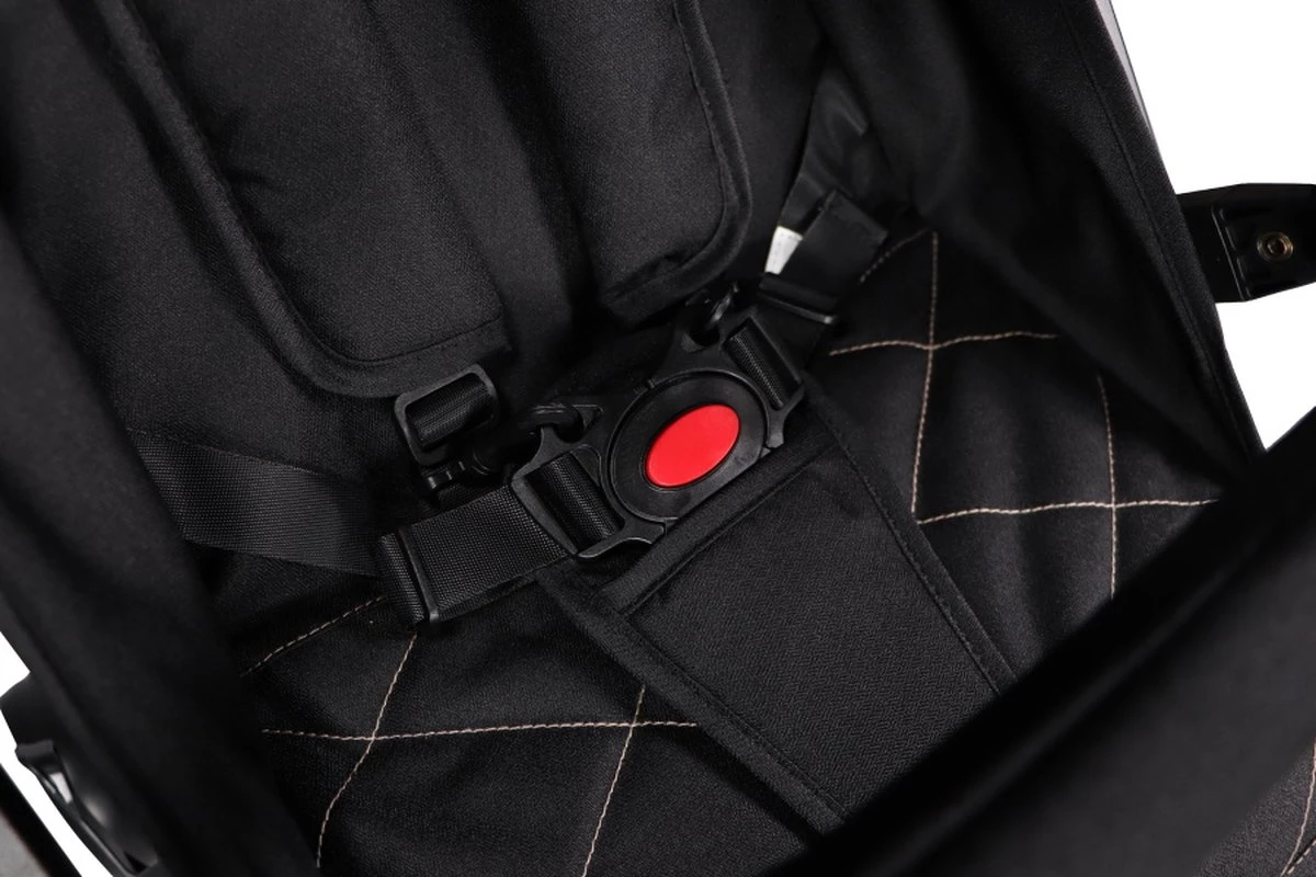 Ding Vivo Wandelwagen - Zwart - Inklapbare Buggy - Inclusief Boodschappenmandje En Zonnekap 12 Ding Vivo Wandelwagen - Zwart - Inklapbare Buggy - Inclusief Boodschappenmandje En Zonnekap - Afbeelding 12