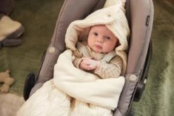 Jollein Voetenzak Voor Autostoel & Kinderwagen - Spring Knit - Ivory -Aanbiedingen BIBS Winkel 1200x800 532