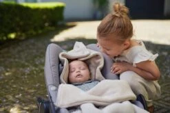 Jollein Voetenzak Voor Autostoel & Kinderwagen - Basic Knit - Nougat -Aanbiedingen BIBS Winkel 1200x800 552