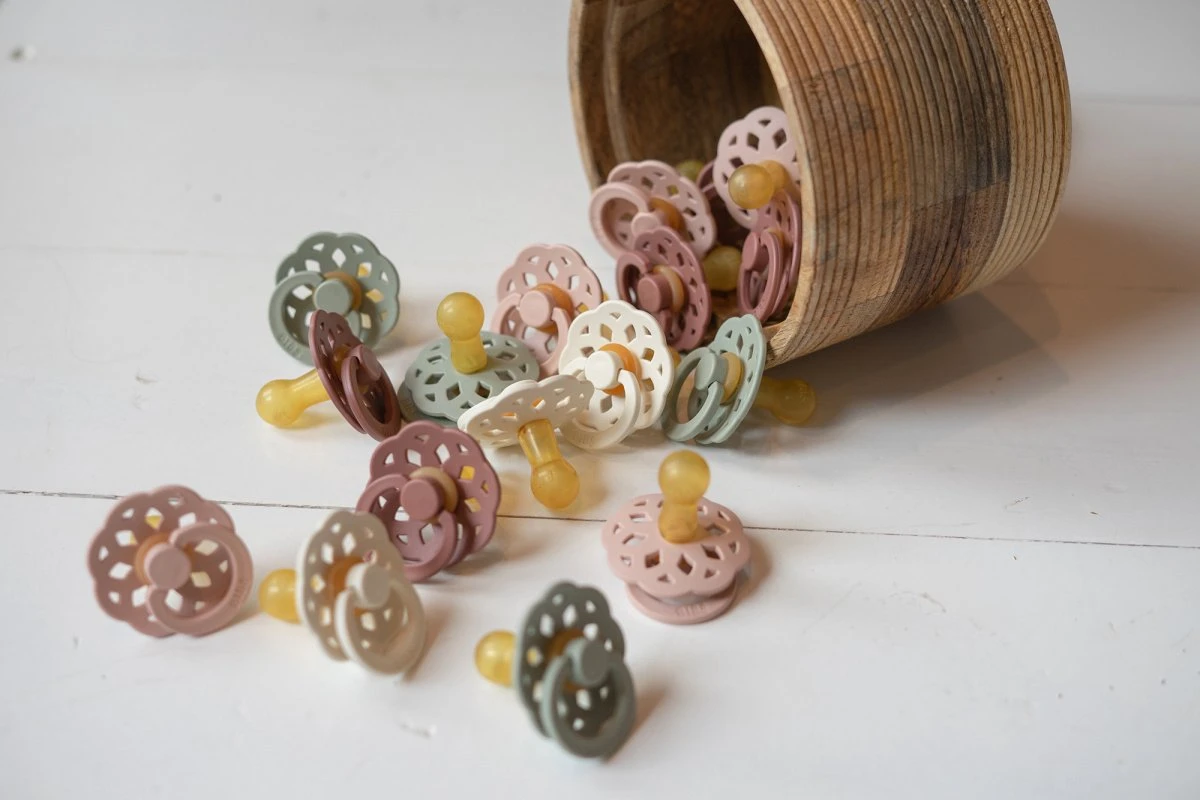 Bibs Fopspeen - Maat 2 6-18 Maanden - Boheme Peach 3 Bibs Fopspeen - Maat 2 6-18 Maanden - Boheme Peach - Afbeelding 3