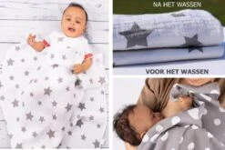 Hydrofiele Luiers - Hydrofiele Doeken - 70 X 80 Cm - 10 Pack – Grijs – Sterren - EU Gefabriceerd – FENSILO Hydrofiele Doeken -Aanbiedingen BIBS Winkel 1200x800 98