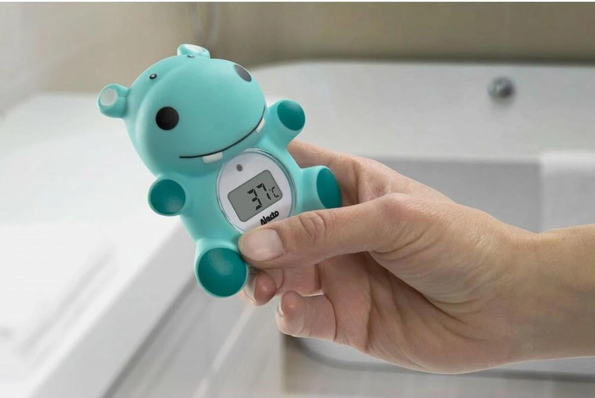 Alecto Baby BC-11 Thermometer Nijlpaard - Meting Badwatertemperatuur 3 Alecto Baby BC-11 Thermometer Nijlpaard - Meting Badwatertemperatuur - Afbeelding 3