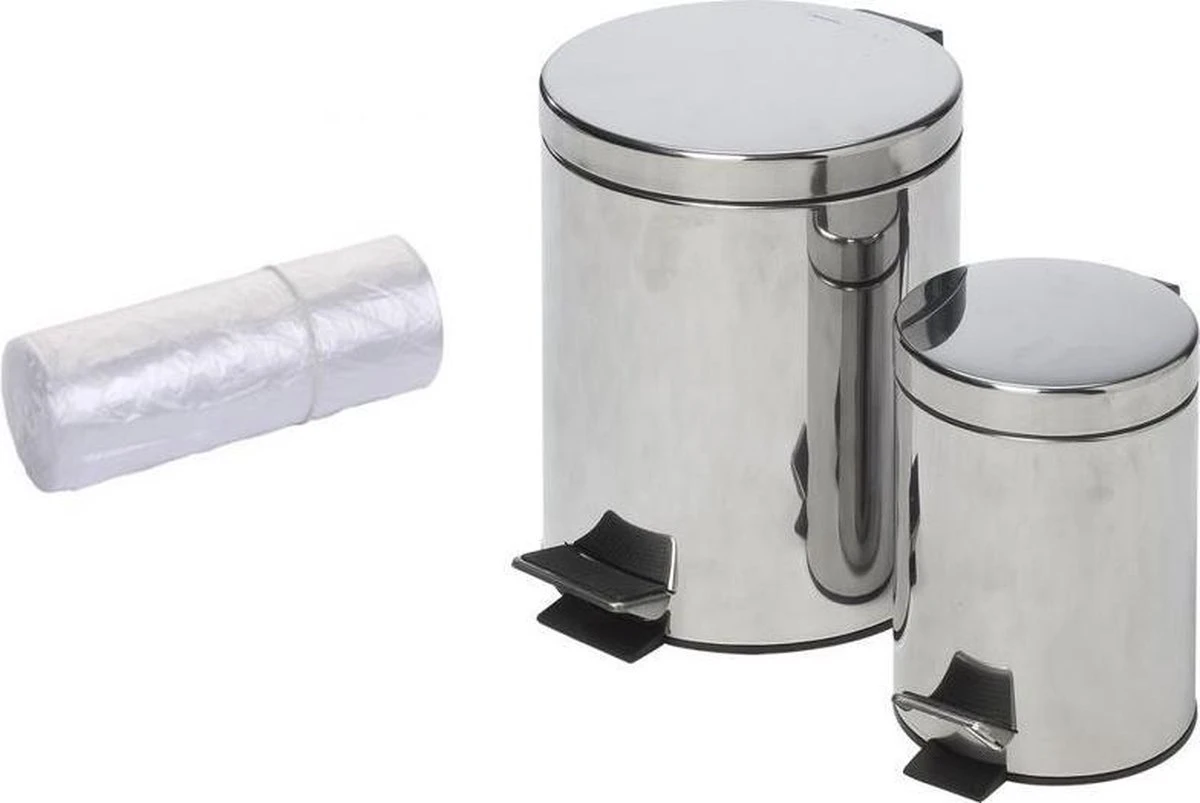 Merkloos Vuilniszakken 50 X 3 Liter | Klein, Doorzichtig Plastic | 27 X 30 Cm | Kleine Pedaalemmer Restafval Afval Zakjes 4 Merkloos Vuilniszakken 50 X 3 Liter | Klein, Doorzichtig Plastic | 27 X 30 Cm | Kleine Pedaalemmer Restafval Afval Zakjes - Afbeelding 4