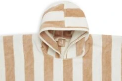 Jollein Badponcho Stripe Terry - Biscuit - GOTS -Aanbiedingen BIBS Winkel 1200x803 2