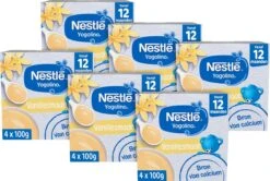 Nestlé Yogolino Vanille - Baby Toetje - Vanaf 8 Maanden - 6 Stuks - Totaal 24 Porties