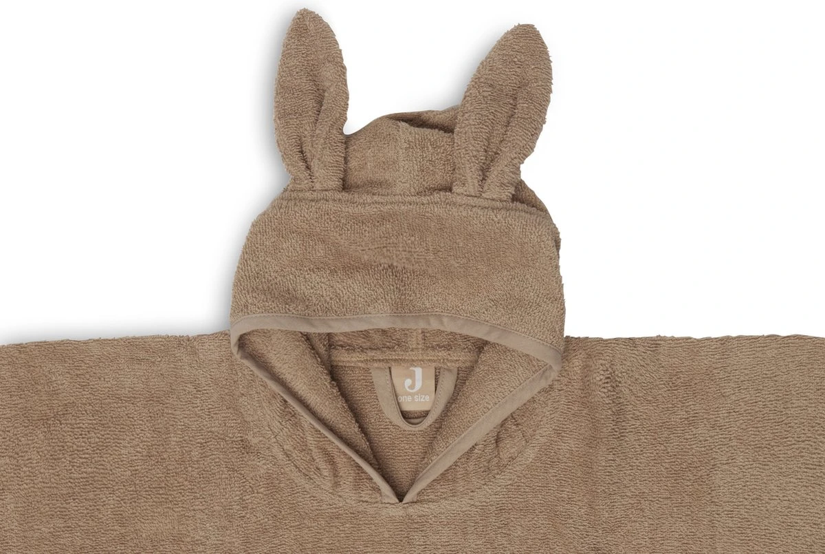 Jollein Badponcho Badstof - Biscuit 3 Jollein Badponcho Badstof - Biscuit - Afbeelding 3