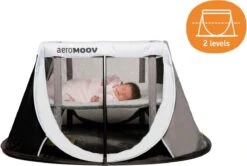 AeroMoov Instant Travel Cot Reisbed - Grey Rock -Aanbiedingen BIBS Winkel 1200x806 10