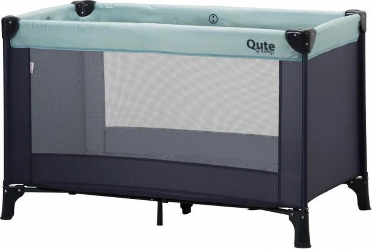 Qute Campingbed Q-sleep Mint/Antra 1 Qute Campingbed Q-sleep Mint/Antra