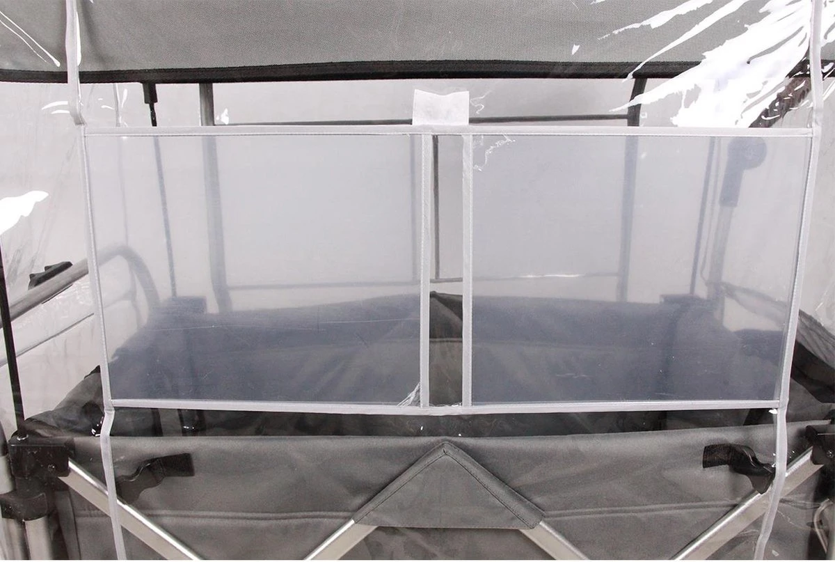 FUXTEC Regenhoes Transparant Voor Bolderkar CTL900 6 FUXTEC Regenhoes Transparant Voor Bolderkar CTL900 - Afbeelding 6