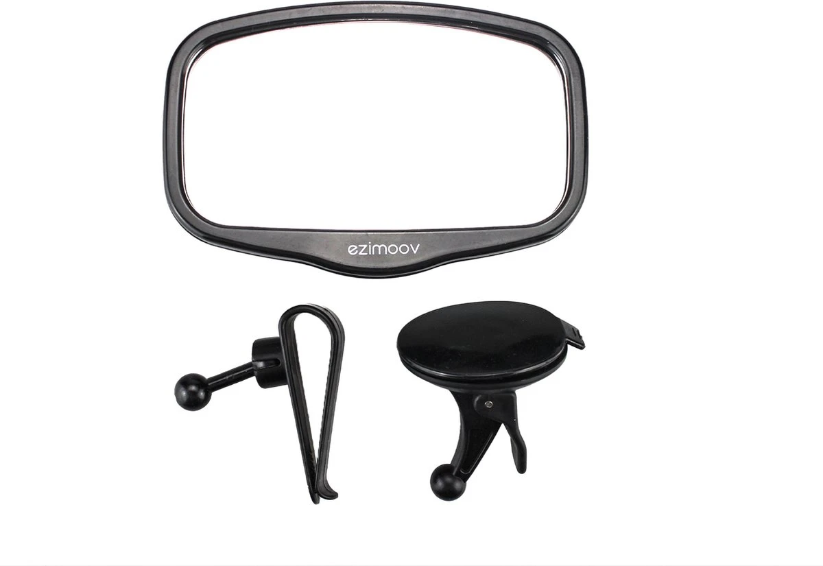 EZI MIRROR MINI - Auto Spiegel Baby - Met Klem En Zuignap - Klein Formaat - Bevestig Op Ruit Of Aan Zonneklep 9 EZI MIRROR MINI - Auto Spiegel Baby - Met Klem En Zuignap - Klein Formaat - Bevestig Op Ruit Of Aan Zonneklep - Afbeelding 9