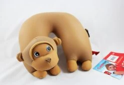 Cuddlebug U-shape Kussen | Aap | Knuffel | Kinderen -Aanbiedingen BIBS Winkel 1200x832 4