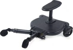 Merkloos Meerijdplankje - Kinderwagen - Buggy - KANT EN KLAAR - Al In Elkaar Gezet! - Met Zitje Voor Uw Kind - Zwart -Aanbiedingen BIBS Winkel 1200x833 5