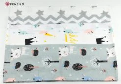 Spuugdoekjes – Monddoekjes – 10 Pack - Flanellen Doeken - Monddoekje 35x50cm – 100% Katoen – Fensilo – Spuugdoek Unisex – Wit – Dieren - Grijs - Flanellen Luiers -Aanbiedingen BIBS Winkel 1200x836 1