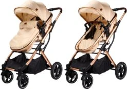 Ding Juna Kinderwagen 3 In 1 - Beige/Rose - Combi Kinderwagen Incl. Autostoel 29 Ding Juna Kinderwagen 3 In 1 - Beige/Rose - Combi Kinderwagen Incl. Autostoel -Aanbiedingen BIBS Winkel 1200x840 9