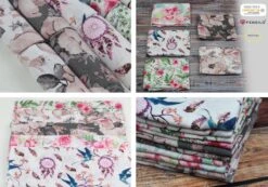 Hydrofiele Doeken - Hydrofiele Luiers - 70 X 80 Cm - 10 Pack - Roze- Bloemen - Meisje - Standard 100 By Oeko-tex® - Fensilo -Aanbiedingen BIBS Winkel 1200x842