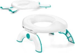 OXO Tot 2-in-1 Plaspotje En WC Verkleiner - Plaspotje Voor Onderweg - Potjes - Potje Peuter- Wit/Teal -Aanbiedingen BIBS Winkel 1200x854 4