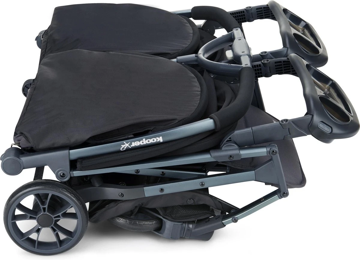 Joovy Kooper X2 Dubbele Buggy - Black - Duo Buggy 4 Joovy Kooper X2 Dubbele Buggy - Black - Duo Buggy - Afbeelding 4