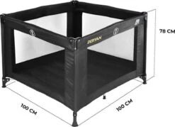 Deryan Kinderbox - Inklapbare Box - 100x100cm - Zwart 13 Deryan Kinderbox - Inklapbare Box - 100x100cm - Zwart -Aanbiedingen BIBS Winkel 1200x869 7