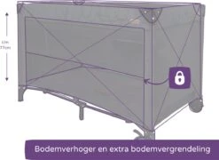 Prénatal Luxe Campingbedje Met Bodemverhoger - Inklapbaar Baby Campingbed - Reisbedje Met Wieltjes - Inclusief Bodemmatras - 120 X 60 Cm - Zwart 7 Prénatal Luxe Campingbedje Met Bodemverhoger - Inklapbaar Baby Campingbed - Reisbedje Met Wieltjes - Inclusief Bodemmatras - 120 X 60 Cm - Zwart -Aanbiedingen BIBS Winkel 1200x873 7